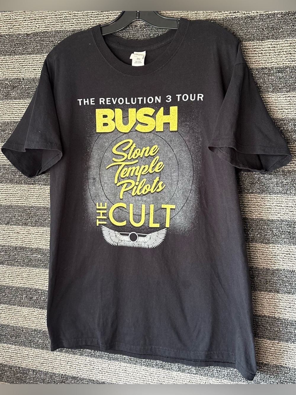 2018 Stone Temple Pilots Bush The Cult The Revolution 3 Tour Concert T-Shirt L